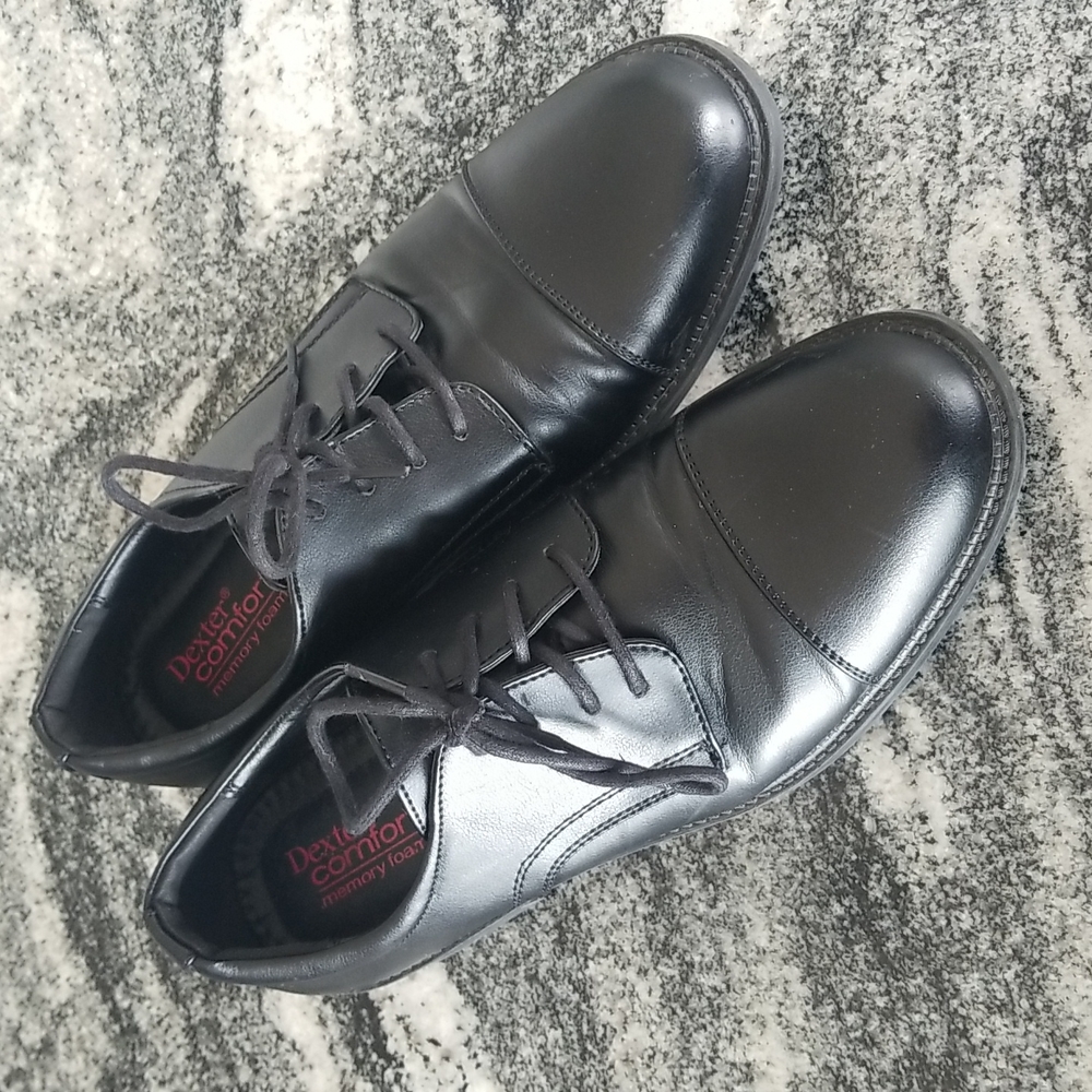 (8) Dexter Comfort Memory Foam Men's Dress Shoes